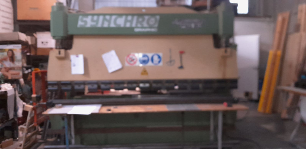 Coppia pressa piegatrice 3000 x 80 e cesoia 3000 x 5 Gasparini usate